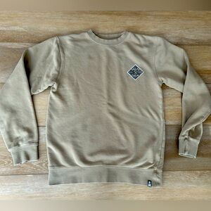Salty Crew crew fleece sweatshirt - bone
